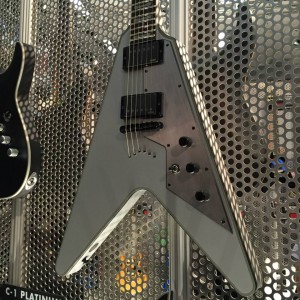 New for 2015, it's the Black Op C-1 from Schecter Guitars in Satin Black with Grey Wood Grain. Stop by their #NAMM2015 and check it out! #NAMM2015 #guitar #vintageguitar #guitarlove #NAMMshow #NAMM15 — in Anaheim, California.