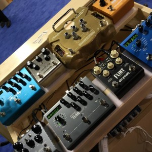 #Strymon is taking us all back to the early recording studios of the '50s and '60s with its latest pedal, the Deco. Check out their six demo stations in Booth #1735! #namm #namm2015 #namm15 #vintageguitar#nammshow — in Anaheim, California.