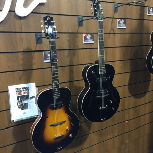 Behold, the new LH-279 from The Loar! With a maple top, back and sides, this #guitar also features a mahogany neck with vintage v-profile, an ebony bridge and a bound rosewood fretboard. Order yours today! #NAMM2015 #vintageguitar #Loar #guitarlove #guitars #NAMMshow — in Anaheim, California.