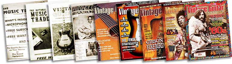 Vintage Guitar magazine History