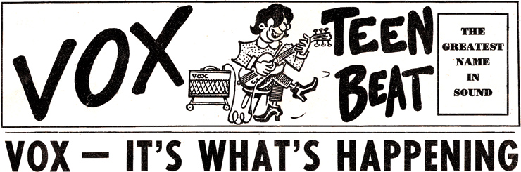 The Vox Teen Beat masthead.