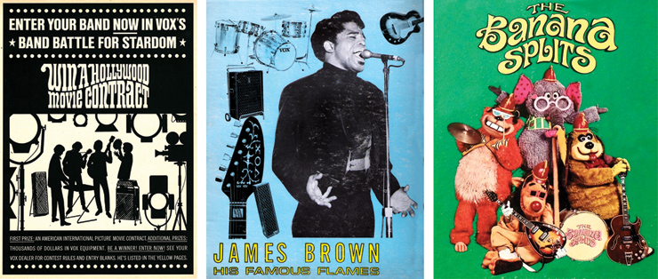(MIDDLE) Brother James feels good with Vox! (RIGHT) The Banana Splits Vox it up.