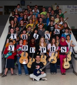 West Fargo HS w:PRS guitar