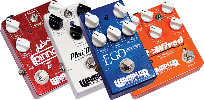 Price: $199.97 (Ego Compressor); $199.97 (Plexi-Drive British Overdrive) Contact: www.wamplerpedals.com