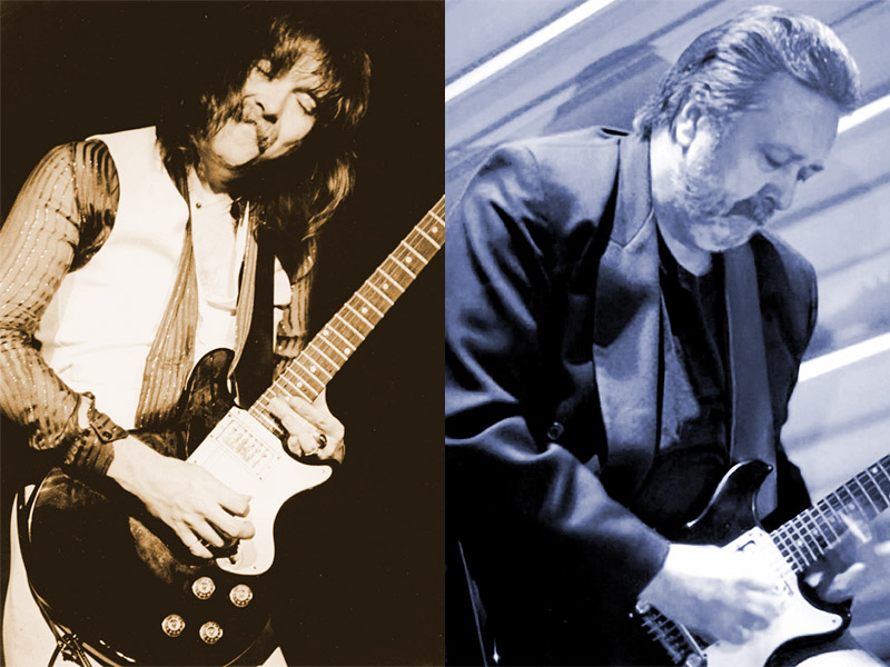 Price’s highly modified Les Paul Jr. (shown here in ’77) has been his primary guitar for years.