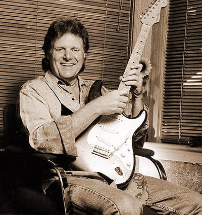 Reggie Young with his 1957 Fender Stratocaster.