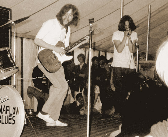 Dynaflow Blues gigs at the Sunbury Blues Festival, August ’68.