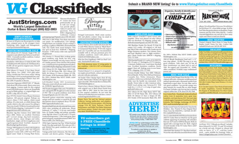 Classifieds Classifieds