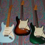3 fender stratocasters