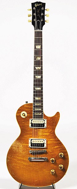 Les Paul Standard replica built by Chris Deering.