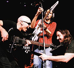 Satch with Paul Gilbert and John Petrucci