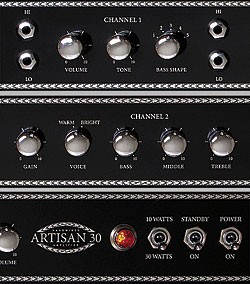 Blackstone Artisan 30 control Panel