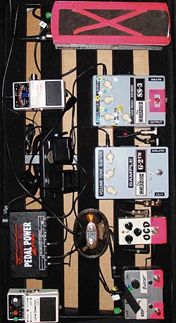 Hunter's pedalboard Hunter's pedalboard