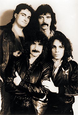 Black Sabbath in 1980: Vinny Appice, Geezer Butler, Tony Iommi, Ronnie James Dio Black Sabbath in 1980: Vinny Appice, Geezer Butler, Tony Iommi, Ronnie James Dio