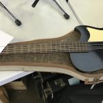 A super cool 1965 Kay flat-top bass