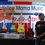 Art Tushamon in his Yellow Mama Music booth.