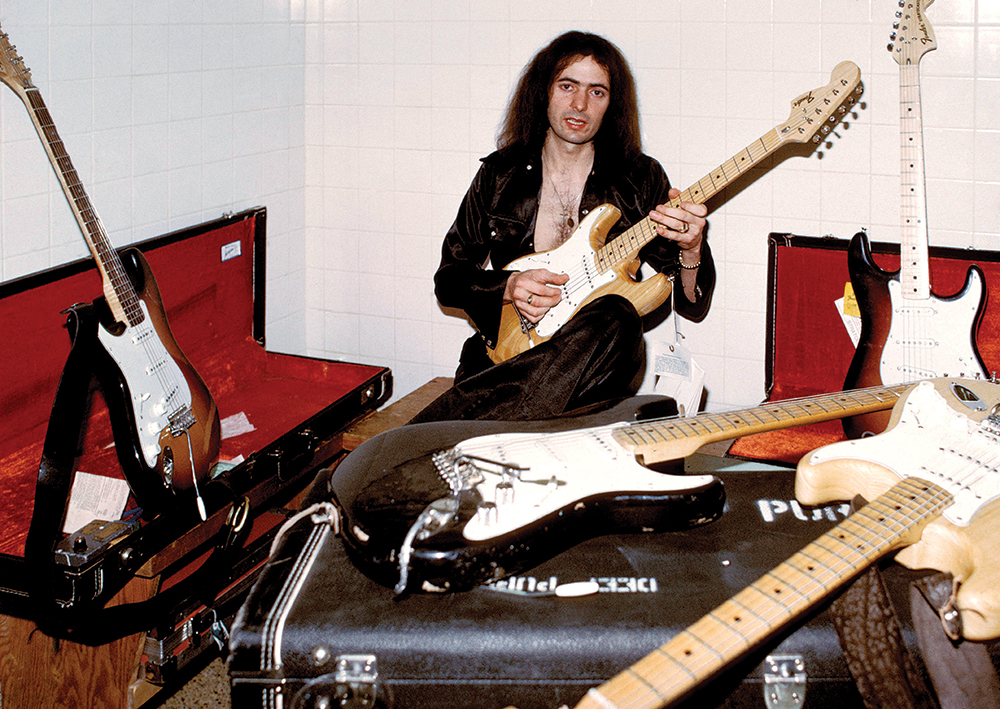 Ritchie Blackmore 2011 Black Gold Guitar Pick Deep Purple 
