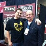 Bob Rissi and his son Steven showing off the new Risson Marvell 18E amp.