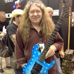 Buddy Blaze with the Blaze Shredder VC-1 used by Vivian Campbell with Whitesnake in the ’80s.