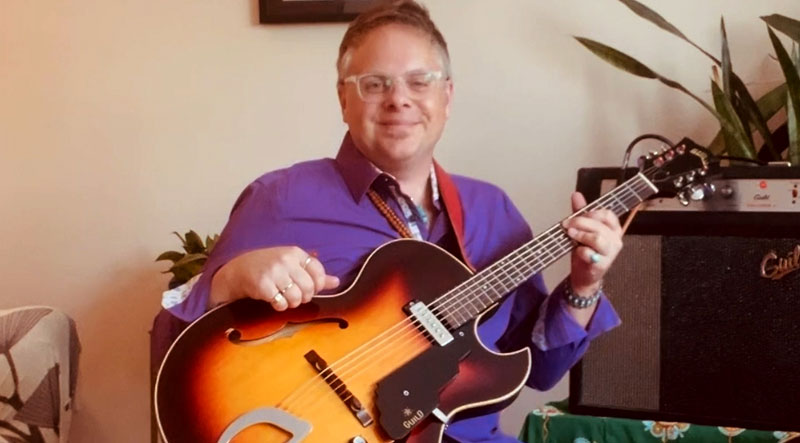 Blues guitarist Charlie Apicella’s “Booze and Blues” and “Just Like a Woman”