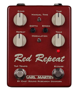 Carl Martin Upgrades Red Repeat Pedal