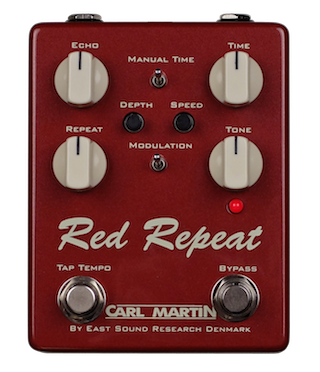 Carl Martin Upgrades Red Repeat Pedal Carl Martin Upgrades Red Repeat Pedal