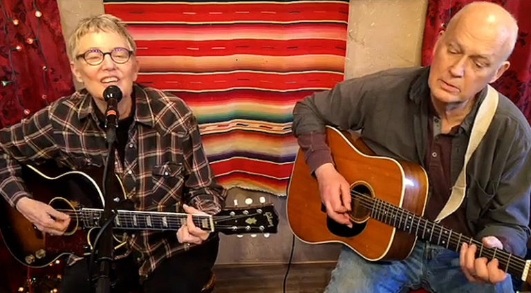 Eliza Gilkyson plays “At the Foot of the Mountain” Eliza Gilkyson plays “At the Foot of the Mountain”