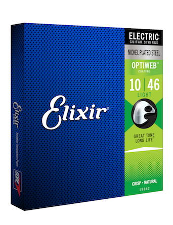 Elixir Unveils Optiweb Coating on Electric Strings Elixir Unveils Optiweb Coating on Electric Strings