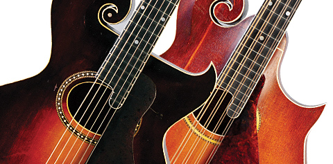 Gibson’s Style O Artist Guitar and K-4 Mandocello Gibson’s Style O Artist Guitar and K-4 Mandocello