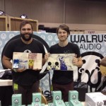Kelly Arndt and Brady Smith of Walrus Audio.