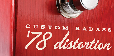 The MXR Custom Badass ’78 Distortion The MXR Custom Badass ’78 Distortion