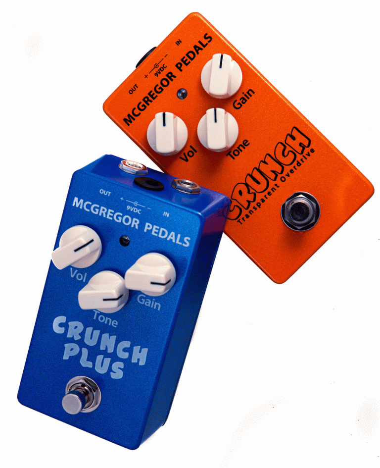 McGregor Pedals Introduces the Crunch Plus Overdrive