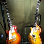 One each of two known '59 and '60 lefty 'bursts at the Heritage Auctions booth.
