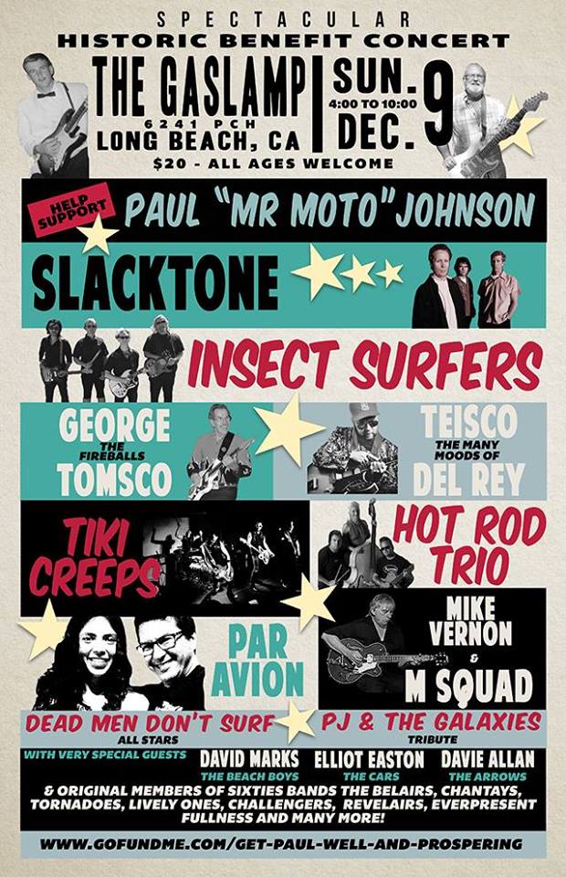 Benefit Set For Surf-Music Pioneer Paul Johnson Benefit Set For Surf-Music Pioneer Paul Johnson