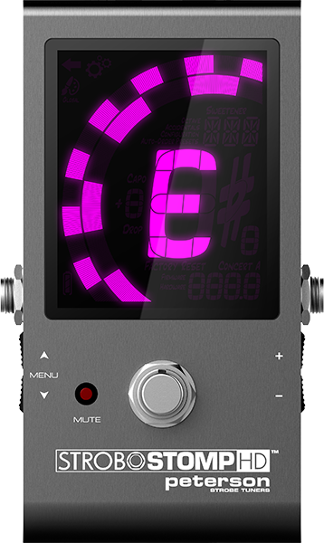 Peterson’s StroboStomp Pedal Tuner Gets a Colorful Upgrade