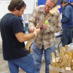 Roger Kincaid Parts with customer.