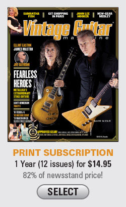 Show print special Vintage Guitar magazine $14.95