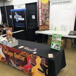 The Vintage Guitar Magazine booth at the Dallas International Guitar Show