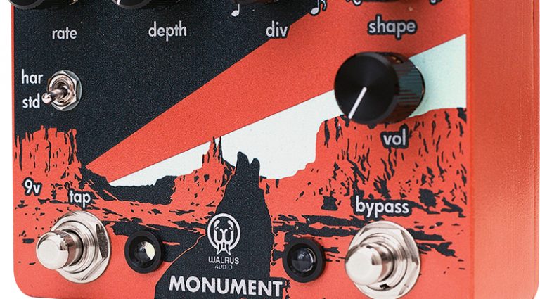 Walrus Audio’s Monument Harmonic Tap Tremolo Walrus Audio’s Monument Harmonic Tap Tremolo
