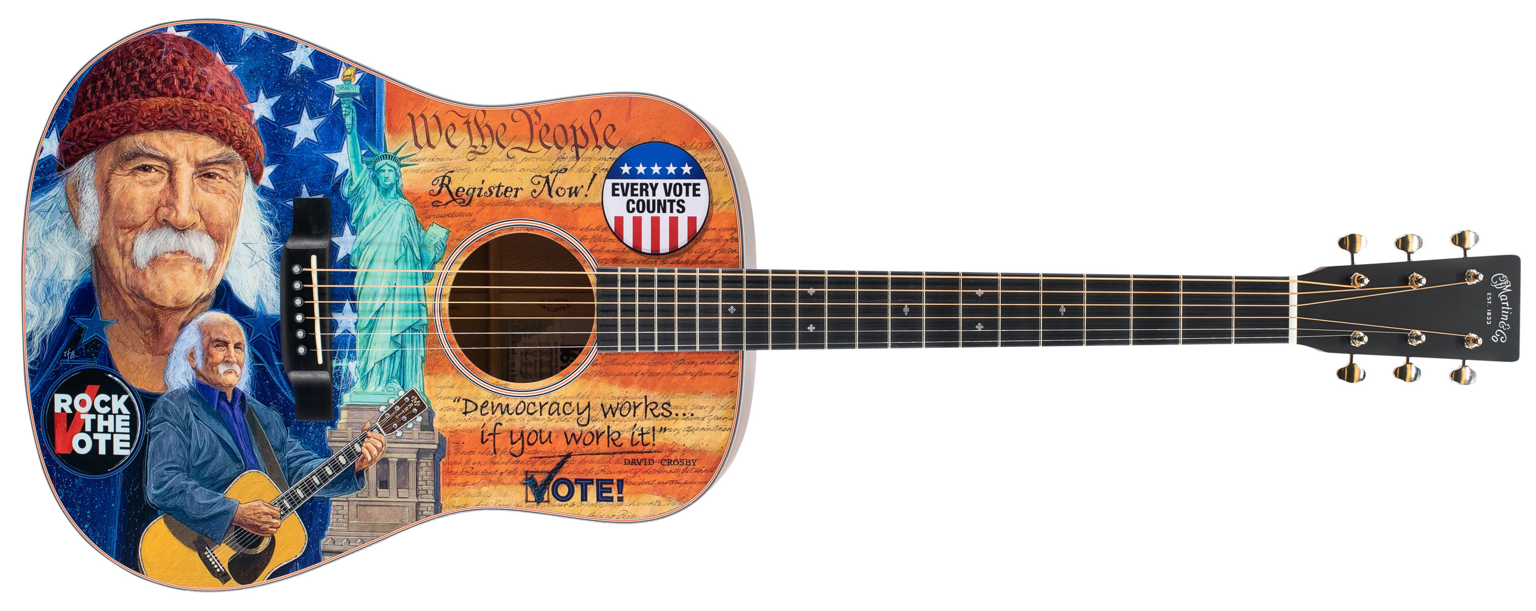 MARTIN ROCK THE VOTE | Vintage Guitar®