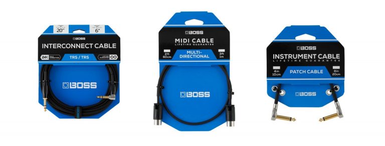 BOSS Expands Accessories Lineup with New Cable Solutions BOSS Expands Accessories Lineup with New Cable Solutions